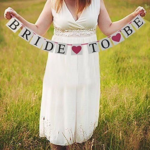 Bride to Be Wedding party decoration banner and photo props