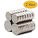 Small magnets-Refrigerator magnets for refrigerator-Round magnets-42-Stainless steel magnets-Magnets-Fridge magnets-Office magnets-Durable magnets-Metal magnets-Fridge magnets set-2 SIZES