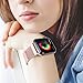 Amberwin Compatible with Apple Watch Band 42mm 38mm 44mm 40mm, iWatch Bands Stainless Steel Milanese Loop with Magnetic Closure for Apple Watch Series 4 3 2 1 (Rose Gold, 42/44mm)