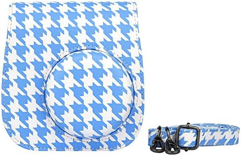CAMSIR-Fujifilm Instax Mini 8 Case Bag With Vintage Comprehensive Protection-Blue