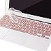 MOSISO Keyboard Cover Compatible MacBook Air 11 Inch, Light Pink Gold