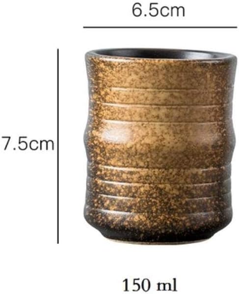 Mugs Coffee Cup Gift Ceramic Mug Japanese Household Ceramic Cup Restaurant Cuisine Retro Tea Cup,04,<200Ml