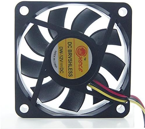 Nhowe DC 3Pin 12V 60MM 6CM 6015 Cooling Cooler Fan