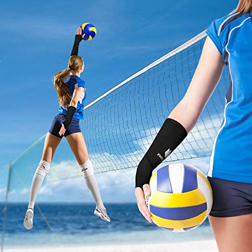 FitsT4 Volleyball Arm Sleeves Passing Forearm Sleeves with Protection