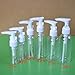 3PCS Refillable Clear Empty Pump Bottle Cream Makeup Travel Cosmetic Container With White Head for Lotion Bath Shower Dispenser (50ML)