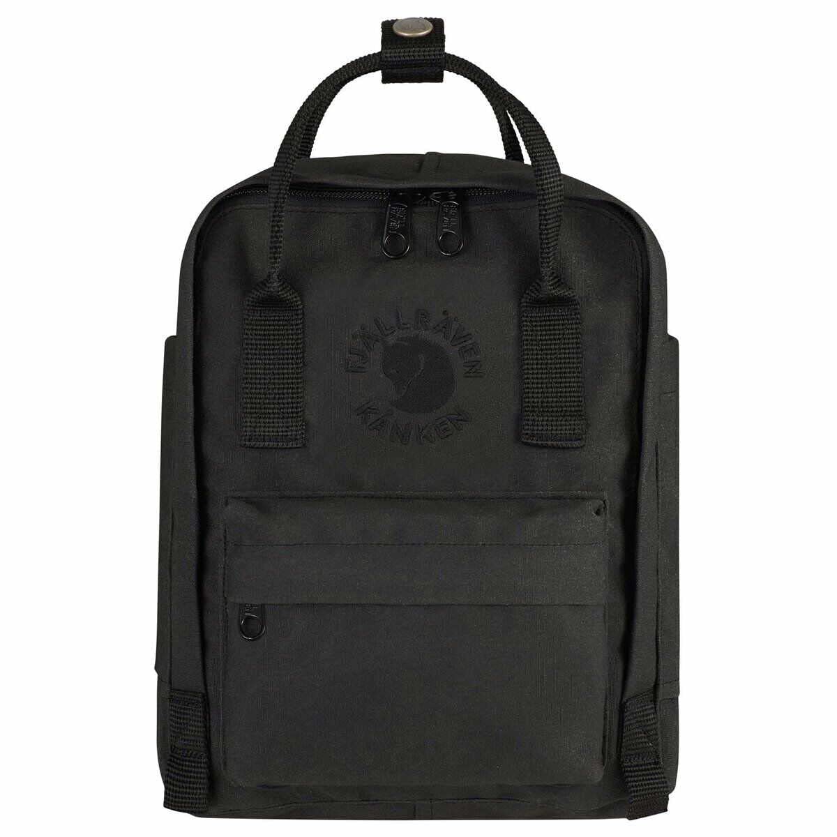 Fjällräven Re-Kånken Mini Kinder Backpack,Black,13 x 20 x 29 cm