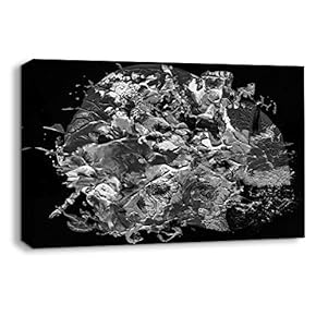 Canvas Wall Art Abstract Oil Texture Pictures Home Wall Decorations for Bedroom Living Room Paintings Canvas Prints Framed - 12x18 inches