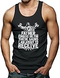 Father Forgive Me For These Gains I'm About To Receive Men's Tank Top T-shirt