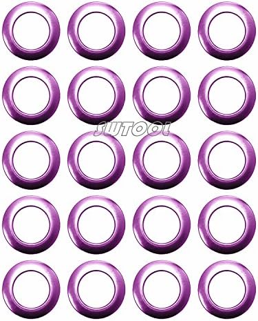 Selling Wonderful 1-9/16-Inch Inner Diameter Plastic Curtain Grommets 20-Pack (Violet)