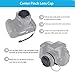 49mm Lens Hood Set Lens Shade Compatible with Canon EF 50mm f/1.8 STM Lens Replaces Canon ES-68 Hood, Collapsible Rubber Lens Hood + Reversible Tulip Flower Lens Hood + Center Pinch Lens Cap