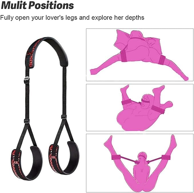 Sex Bondage Legs Restraints Thigh Sling with Adjustable Straps for Couple Sex photo 4