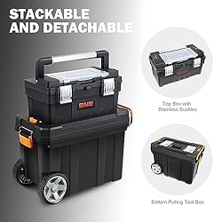DNA MOTORING 2-Tier Stackable Separate Hand Case