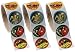 Fun Express 3 Rolls Realistic Bug/Insect Stickers (3x100 Piece), 1.5" primary