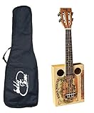 Eddy Finn EF-CGBX-1 Cigar Box Ukulele with Gig Bag