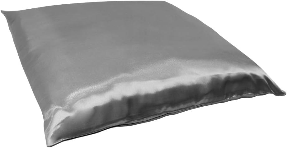 ADAMA 3316-GRY Satin Pillowcase, Standard, Gray