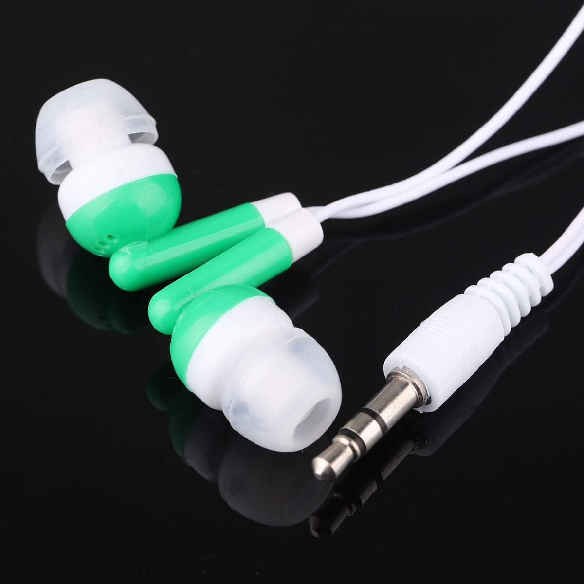 Bulk Earbuds 100 Pack Multi Colored for Classroom,HONGZAN Wholesale