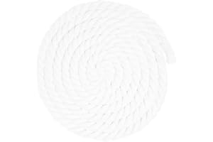 West Coast Paracord Twisted 3 Strand Natural Cotton Rope Artisan Cord – 1/4, 1/2, 5/8, 3/4 and 1 Inch Diameters – 10, 25, 50, 100 Feet