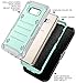 Samsung Galaxy S8 Case, E LV Belt Swivel Clip - Dual Layer Armor Holster Defender Full Body Protective Case Cover for Samsung Galaxy S8 - [MINT/GREY]