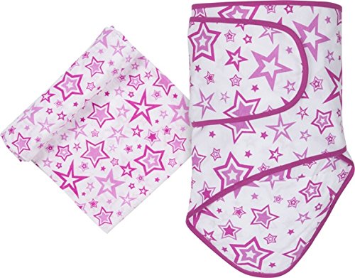 Miracle Blanket & Matching Muslin Swaddle Set (Radiant Orchid)
