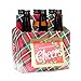 Beer Greetings Holiday Plaid Set of Four