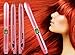 Hair Straightener by VLAND Pro Flat Iron with 1 Inch Titanium Ion plates Adjustable Temperature Suitable for All Hair Types Makes Hair Shiny & Silky Heats Up Fast Dual Voltage Rose Pink