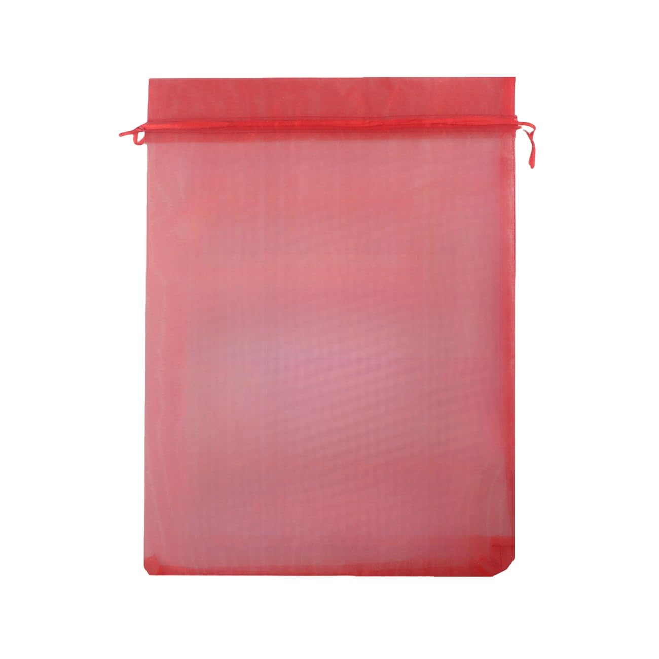 Photo 1 of QIANHAILIZZ 8 x 12 Inch 100 pcs Drawstring Bags Organza Fabric Jewelry Gift Pouch Candy Pouch Wedding favors B231 (bright red)