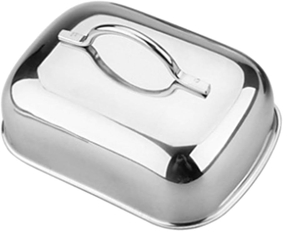 VANKOA Stainless Steel Butter Dish Butter Holder in Kitchen Keep Butter