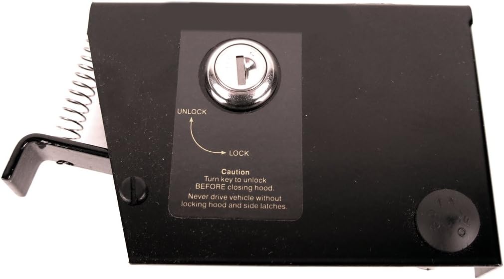 Hood Lock Kit Protect Your Engine and Lock Your Hood fits Jeep CJ 1972-1986