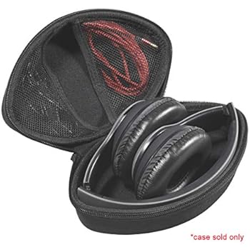 headphones ijoy rechargeable bluetooth wireless foldable ear matte mic headset aproca compatible carry finish hard premium bag case travel