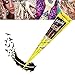 Prettywan Temporary Tattoo Cones, 12Pcs Paste Cones Black Body Art Painting Drawing