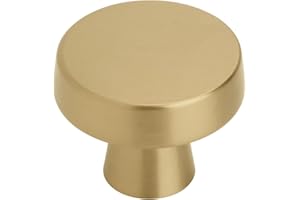 Amerock | Cabinet Knob | Champagne Bronze | 1-5/16 inch (33 mm) Diameter | Blackrock | 1 Pack | Drawer Knob | Cabinet Hardware