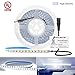 HitLights LED Strip Lights Cool White 5000K, 16.4ft High Density 12V Tape Light, UL-Listed, 600 LEDs, 300Lm/ft, Flexible Dimmable Rope Lights for Bedroom, Kitchen, Cabinet (Power Source Not Included)