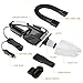 TFLASH DC 12-Volt 106W Wet & Dry Handheld Car Cleaning Kit with 16FT Power Cord and Flashlight (black)