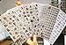 6 Sheets Craft Sticker, Marrywindix Tech Decorative Scrapbooking Diary Album Sticker Adhesive #4
