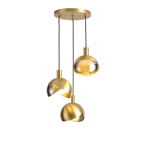 Amazon Com Yjoffice Lamp Metal Glass Ball Small Chandelier