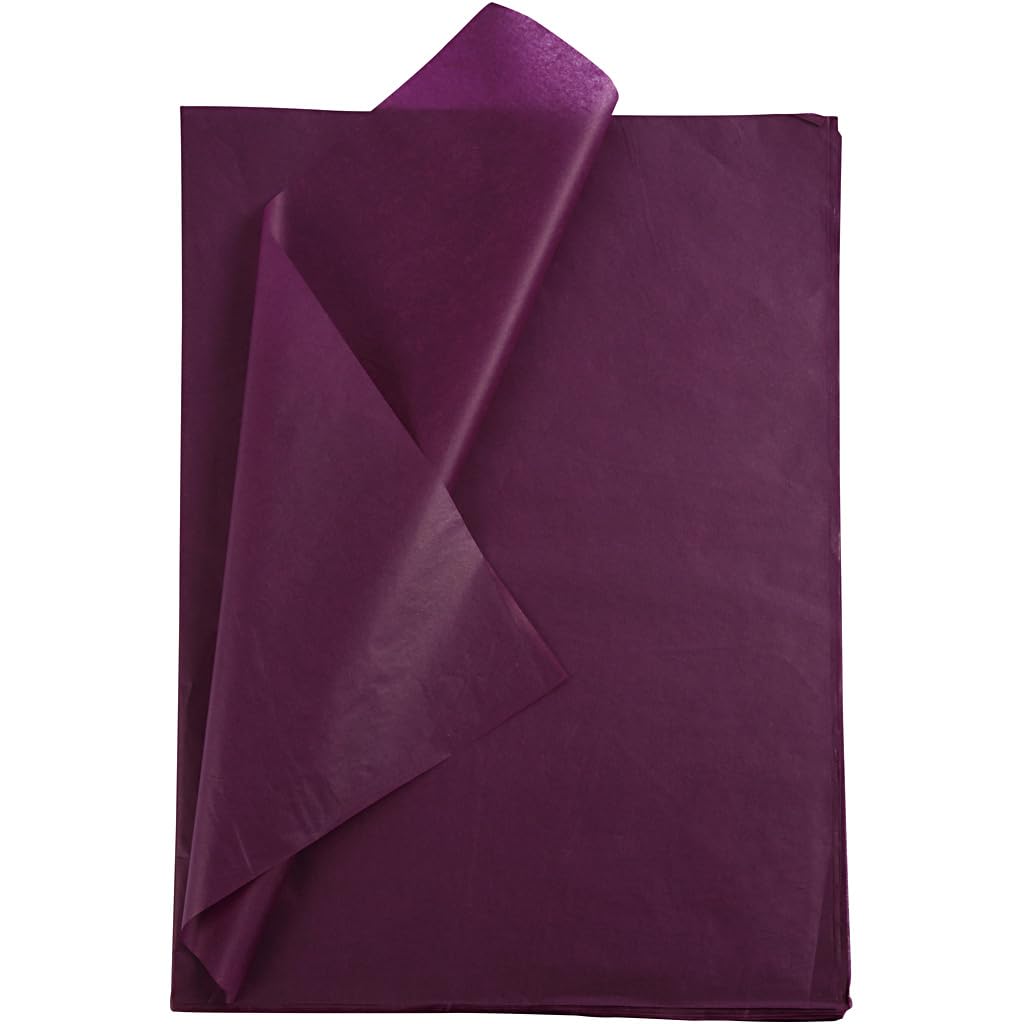 Tissue Paper, Sheet 50x70 cm, 14 cm, Violet, 25sheets