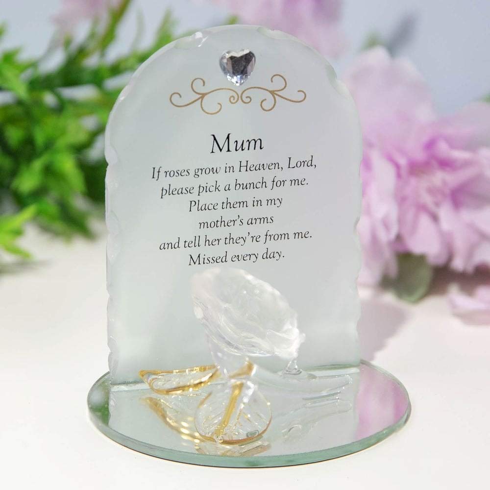 Widdop & Co. Thoughts Of You Rose Plaque - Mum TY171