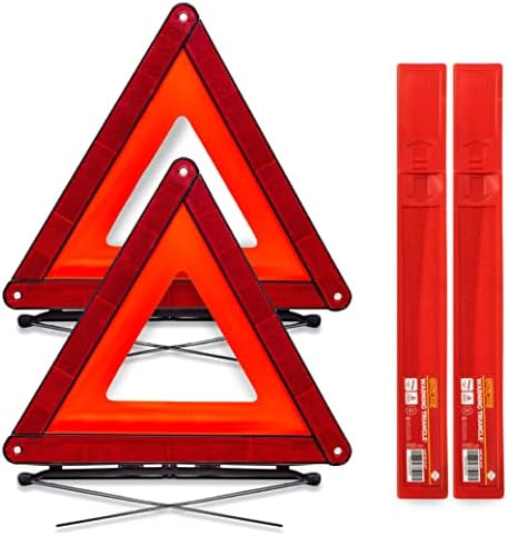 thumbnail image 2 of Netagon Emergency Warning Triangle - Reflective Foldable Road Safety Kit With Case 2 of 14