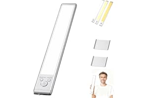 Modolight Intelligent Motion Sensor Light, Under Cabinet LED Night Light with Mount, 3-Level Dimmable Brightness & Color, Pun