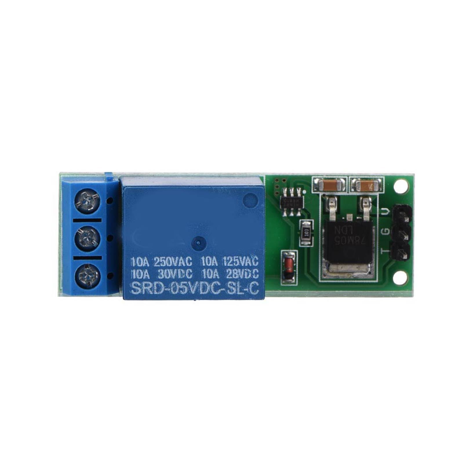Flip-flop Latch Relay Module, 6-24V Low Pulse Trigger, Bistable Self-locking Switch