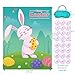 MISS FANTASY Easter Games Pin The Tail on The Bunny Easter Party Games Easter Activities for Toddlers Easter Party Decorations Favors for Kids Adults