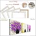 Mon Art-Watercolor Pink Flower Oil Painting Hand Painted 3D Picture Wall Art for Bedroom Living Room Handmade Drawing Artwork Modern Decoration Home Decor,16