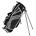 Tangkula Golf Stand Bag with 6 Way Top Dividers, Lightweight Golf Bag with Adjustable Dual Strap & 8 Pockets, Waterproof Rain Hood, Portable for Men Women