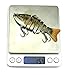 Apusale Fishing Bass Lure Multi Jointed Lifelike Trout Swimbait Hard Crankbait Treble Hooks