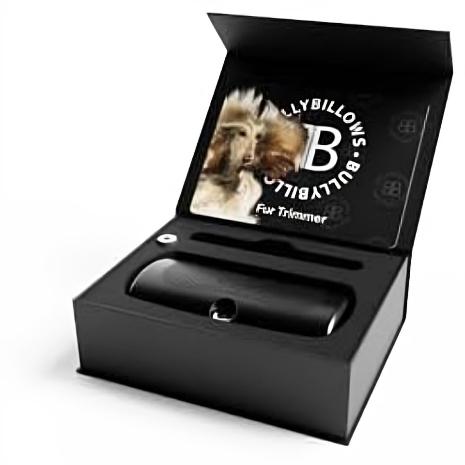 BullyBillows Deshedding Brush for Dogs, Cats & Horses – Slicker Dog Brush for Shedding & Grooming – Gentle Pet Grooming Tool with Wide Shallow Comb – Black