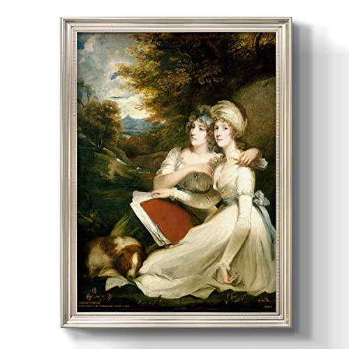 Renditions Gallery Canvas Wall Art Silver Framed Paintings The Frankland Sister…