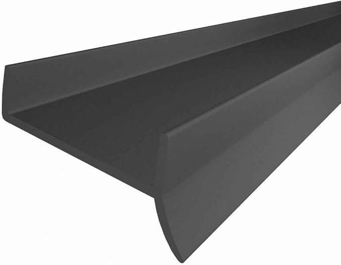 STEIGNER Kitchen Plinth Sealing Strip LU 16 mm/17 mm 1.5 m Grey Molding