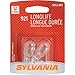 SYLVANIA - 921 Long Life Miniature - Bulb, Ideal for Interior Lighting - Cargo and License Plate (Contains 2 Bulbs)
