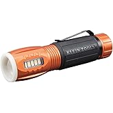 Klein Tools 56028 LED Flashlight and Work Light, Durable, Waterproof, Compact, Hands-free Magnetic End, Runs to 12 Hours, for Work and Outdoor