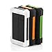 Solar Phone Charger, FKANT 10000mAh Portable Battery Charger Outdoor Dual USB External Battery Pack Solar Power Bank with LED Light and Compass for iPhone iPad Android Phones and More